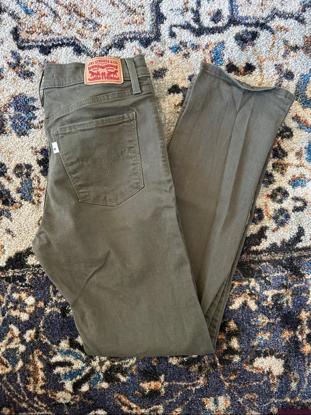 Levi Strauss Green Shaping Straight Jean